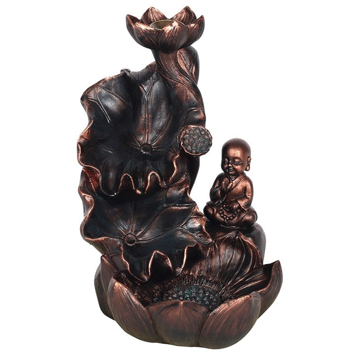 Bronze Effect Buddha Backflow Burner
