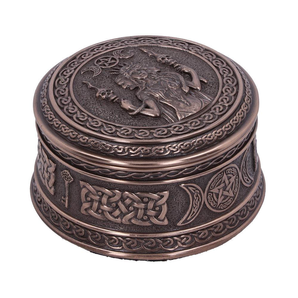 Triple Moon Goddess Box 9.5cm