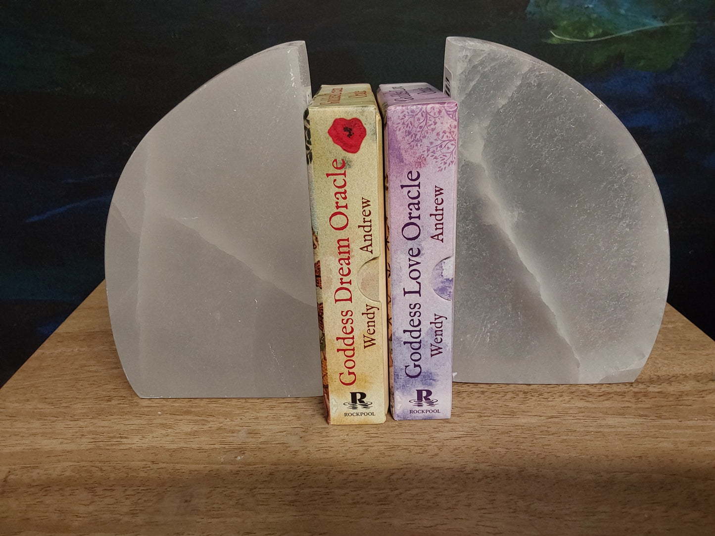 Selenite Bookends