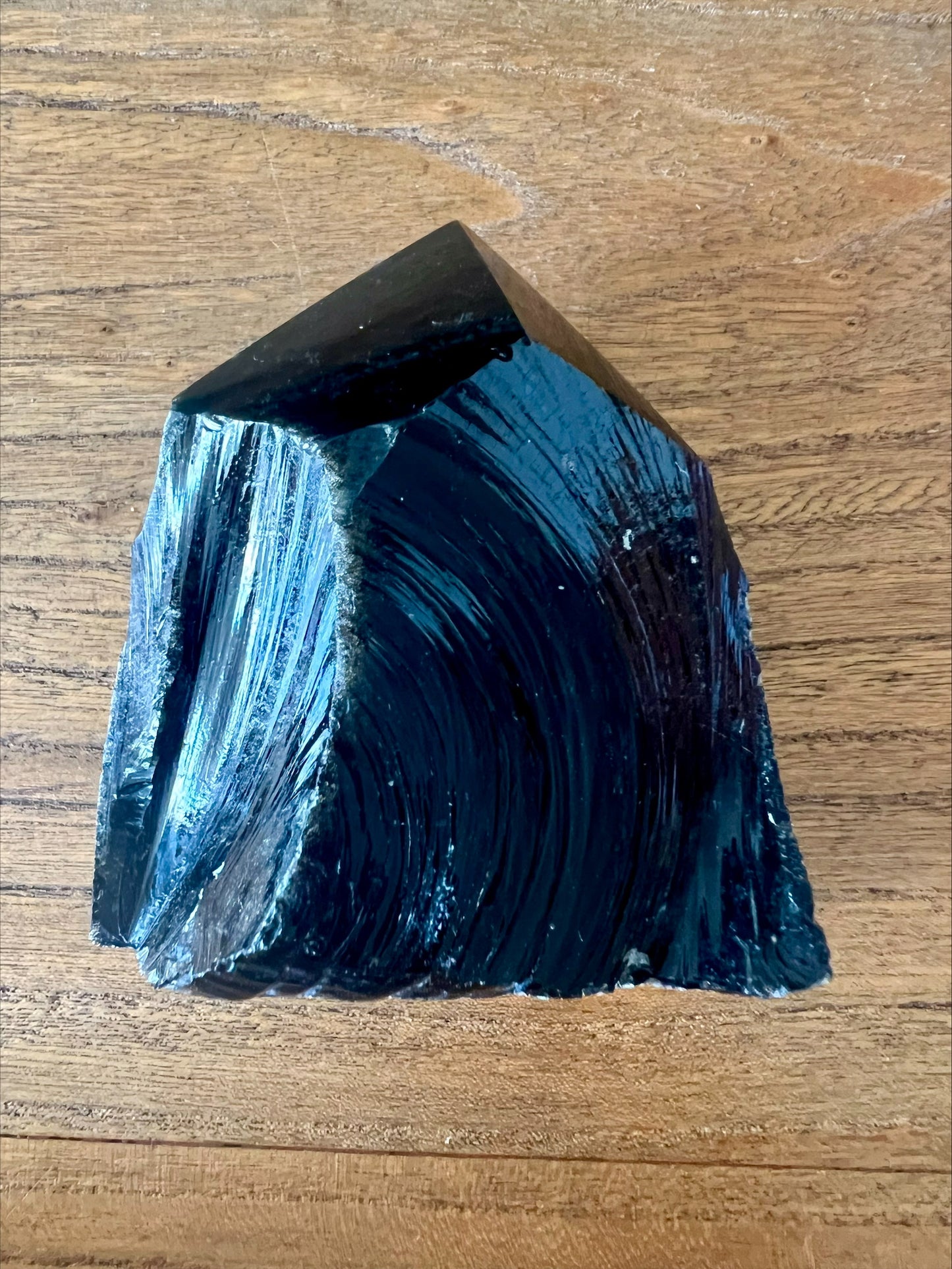Black Obsidian Cut Base Point