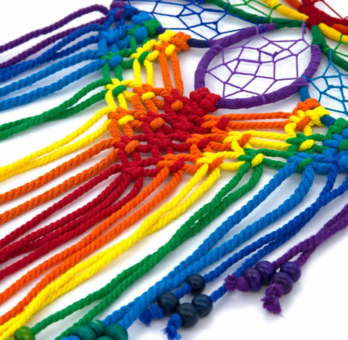 Lotus Flower with Beads Dreamcatcher