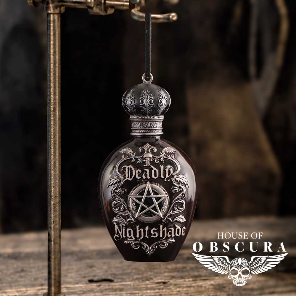 Deadly Nightshade Hanging Potion Bottle