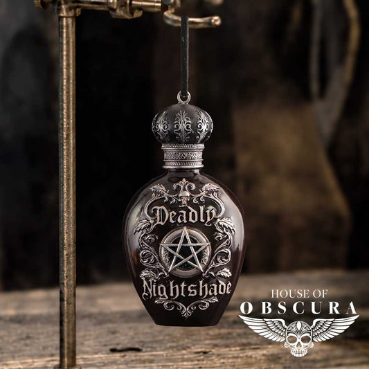 Deadly Nightshade Hanging Potion Bottle