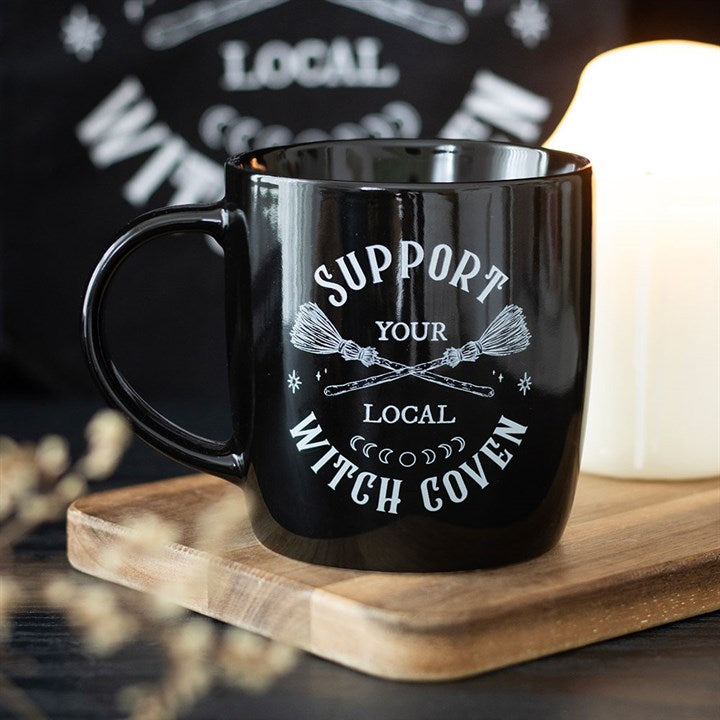 Support Your Local Witch Coven Ceramic Mug