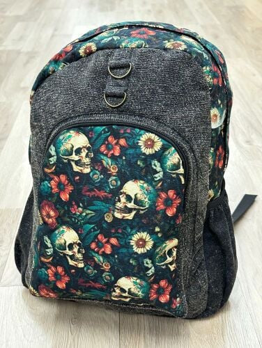 Skull Flower Backpack