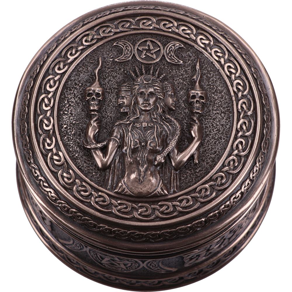 Triple Moon Goddess Box 9.5cm