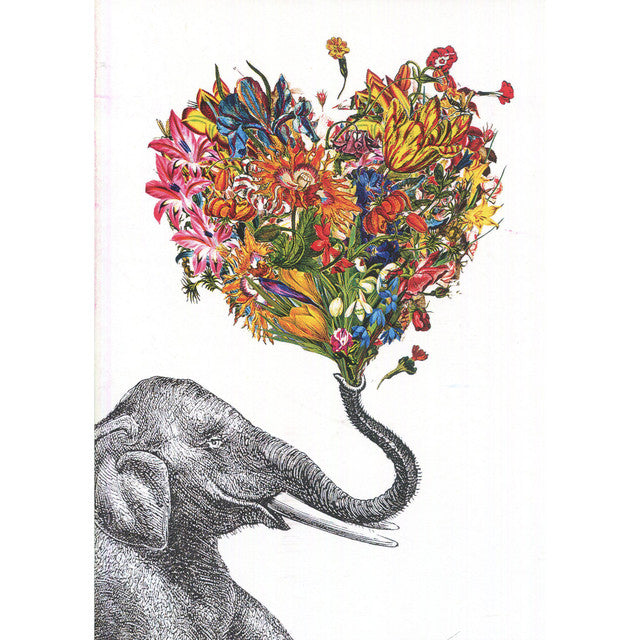 Love Elephant Greeting Card