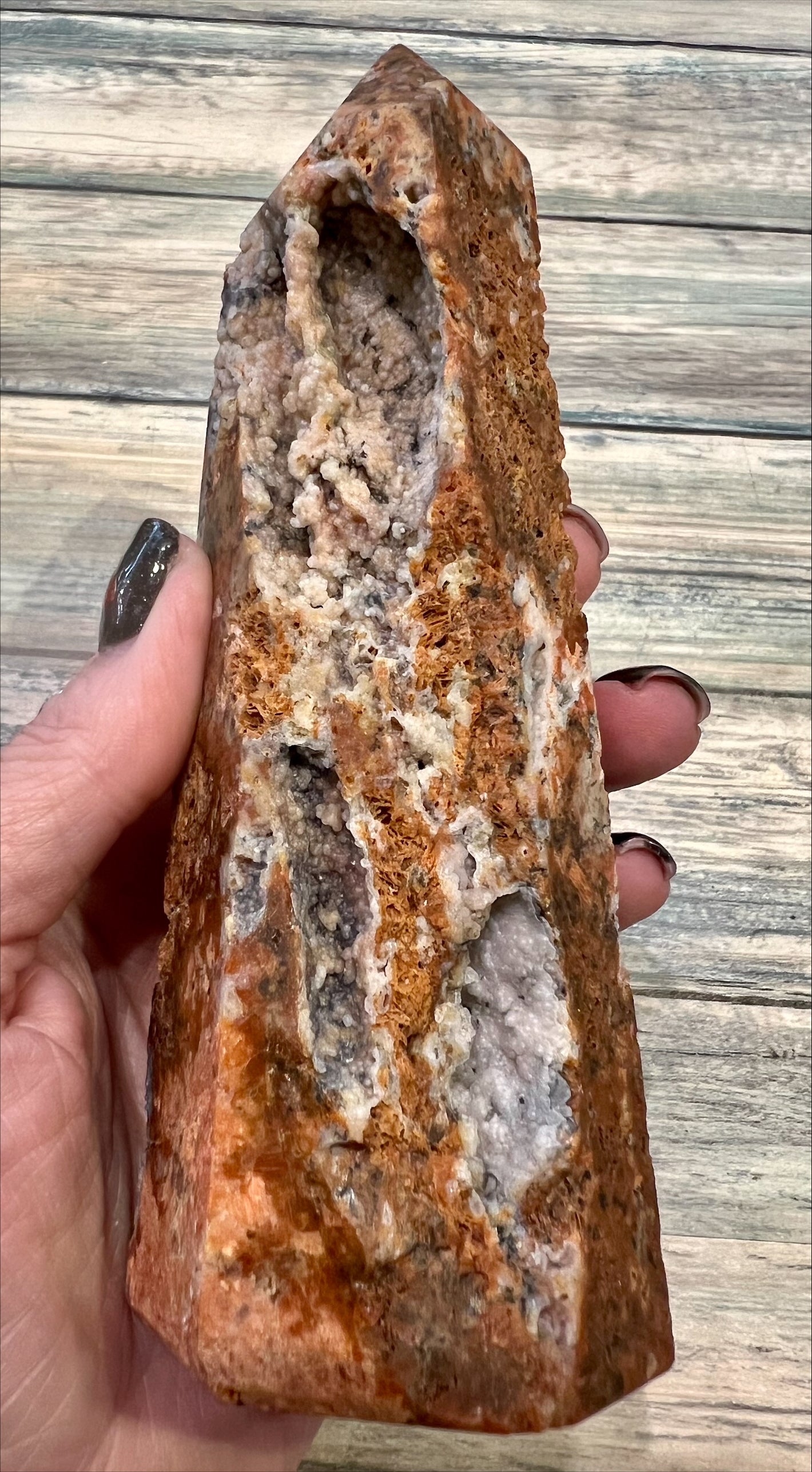 Tower - Apatite and Chalcedony