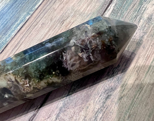 Moss Agate DT Wand