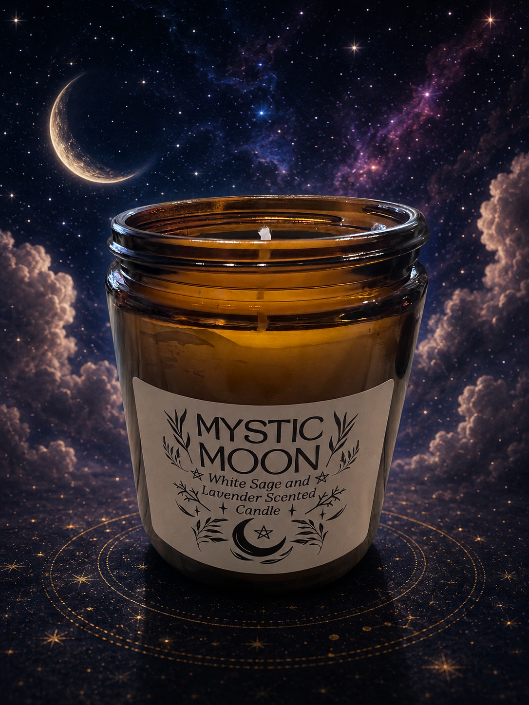 Mystic Moon Candle