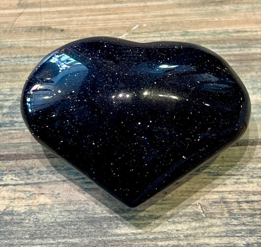 Heart - Blue Goldstone