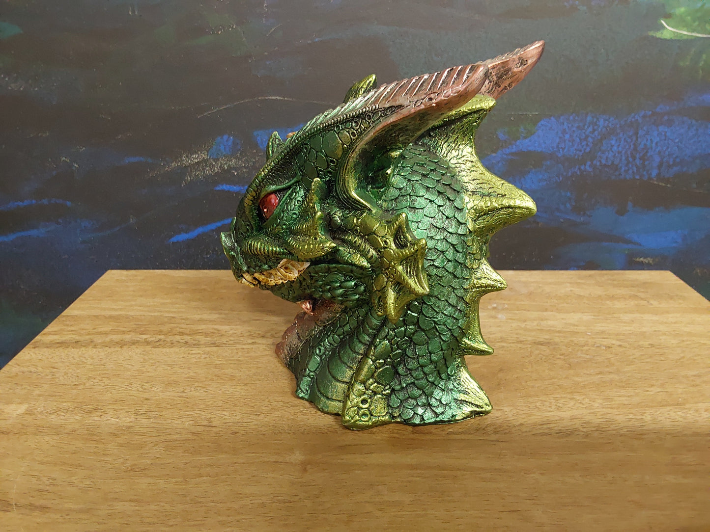 Green Dragon Head Backflow Burner