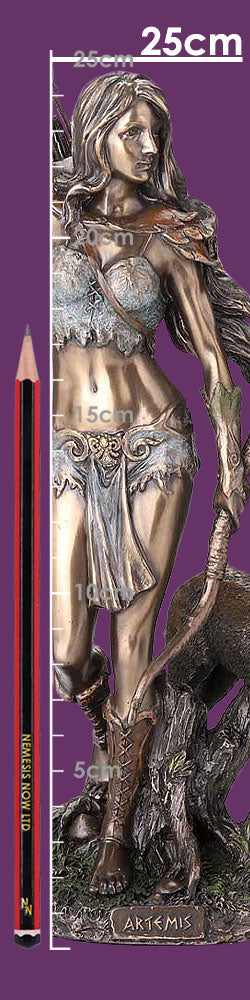 Artemis Greek Goddess of the Hunt Bronze Figurine 25cm