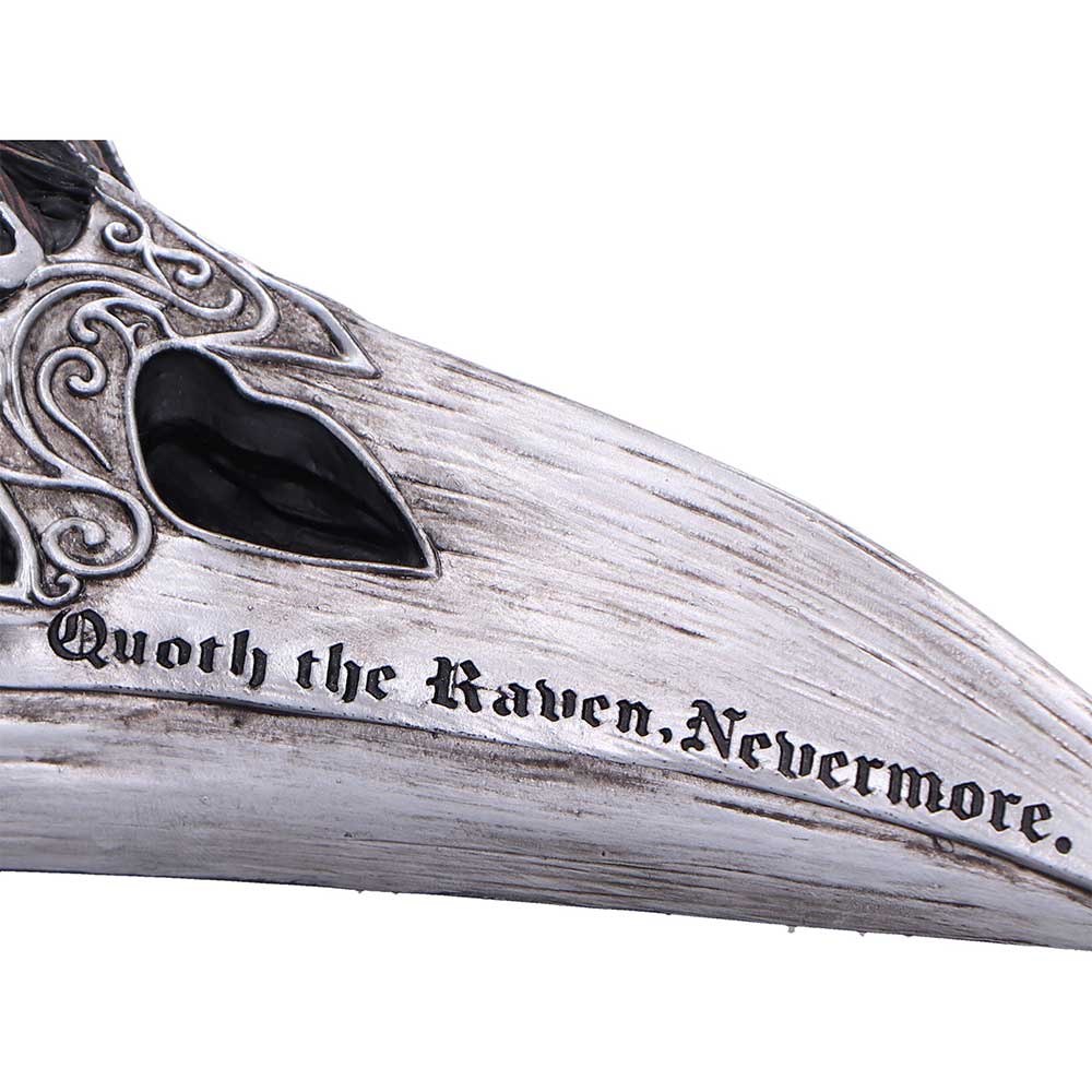 Quoth the Raven Skull 20.2cm