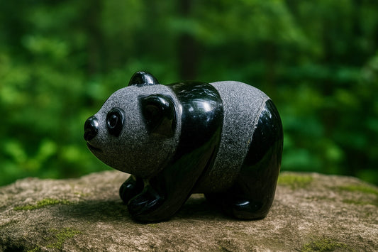 Large Obsidian Panda
