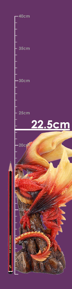 Vermillion Inferno. 22.5cm