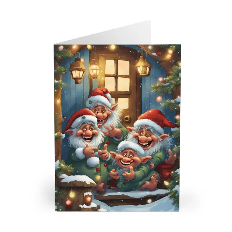Christmas Greeting Card  - Jolly Trolls