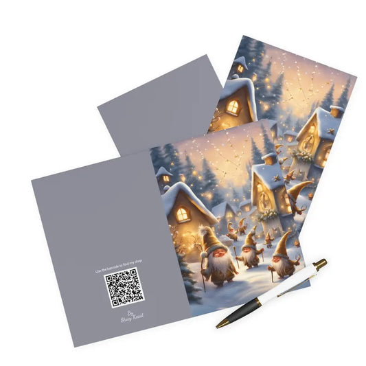 Christmas Greeting Card - Gnome Holiday