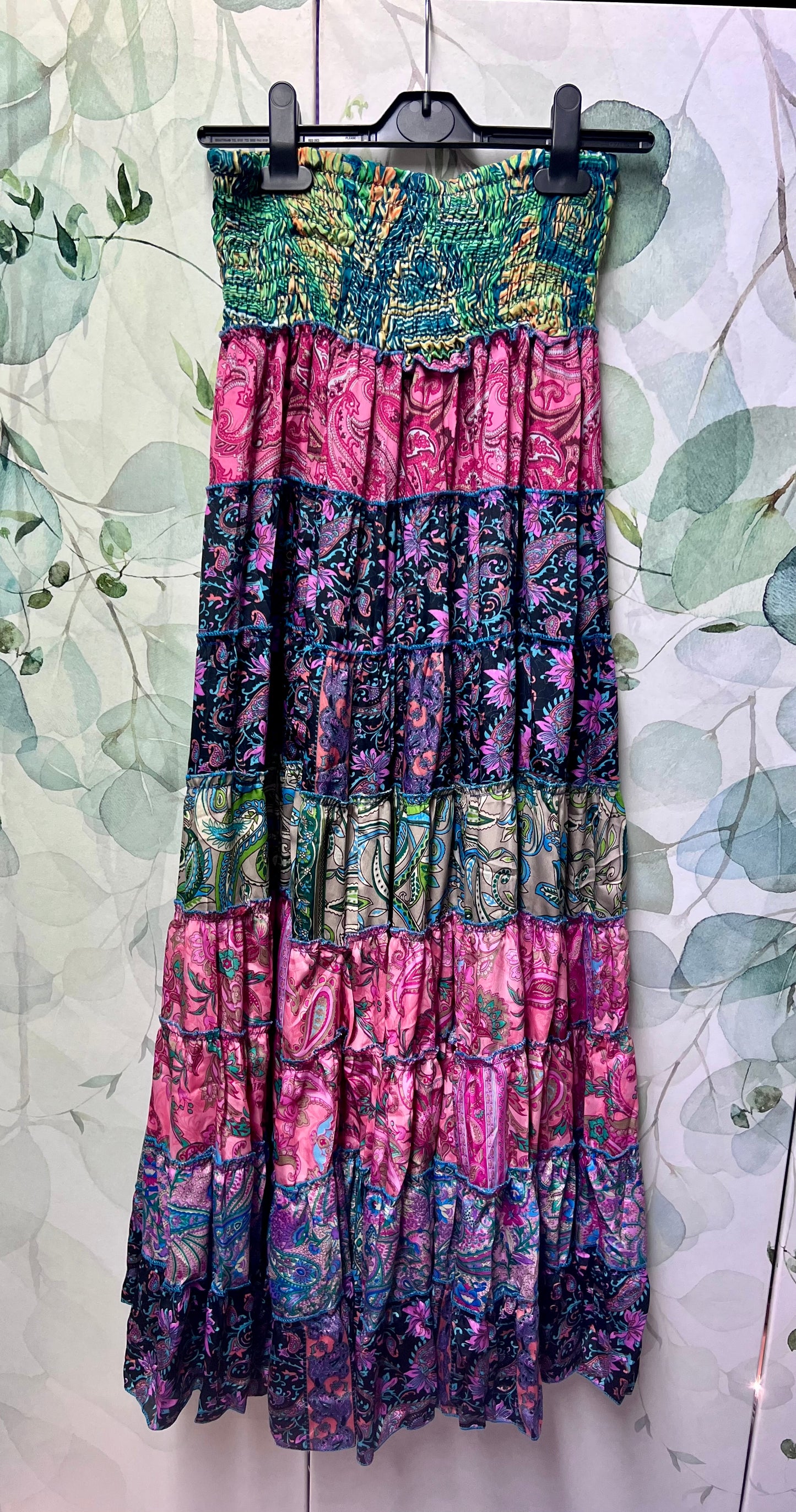 Tiered Long Skirt