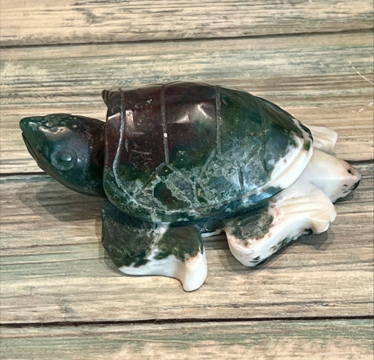 Moss Agate Turtle