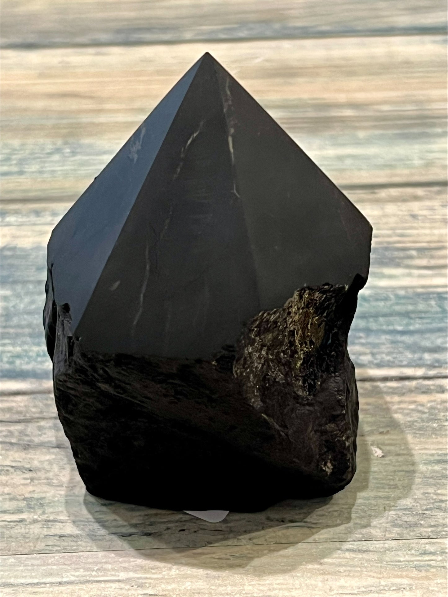 Shungite Cut Base Point