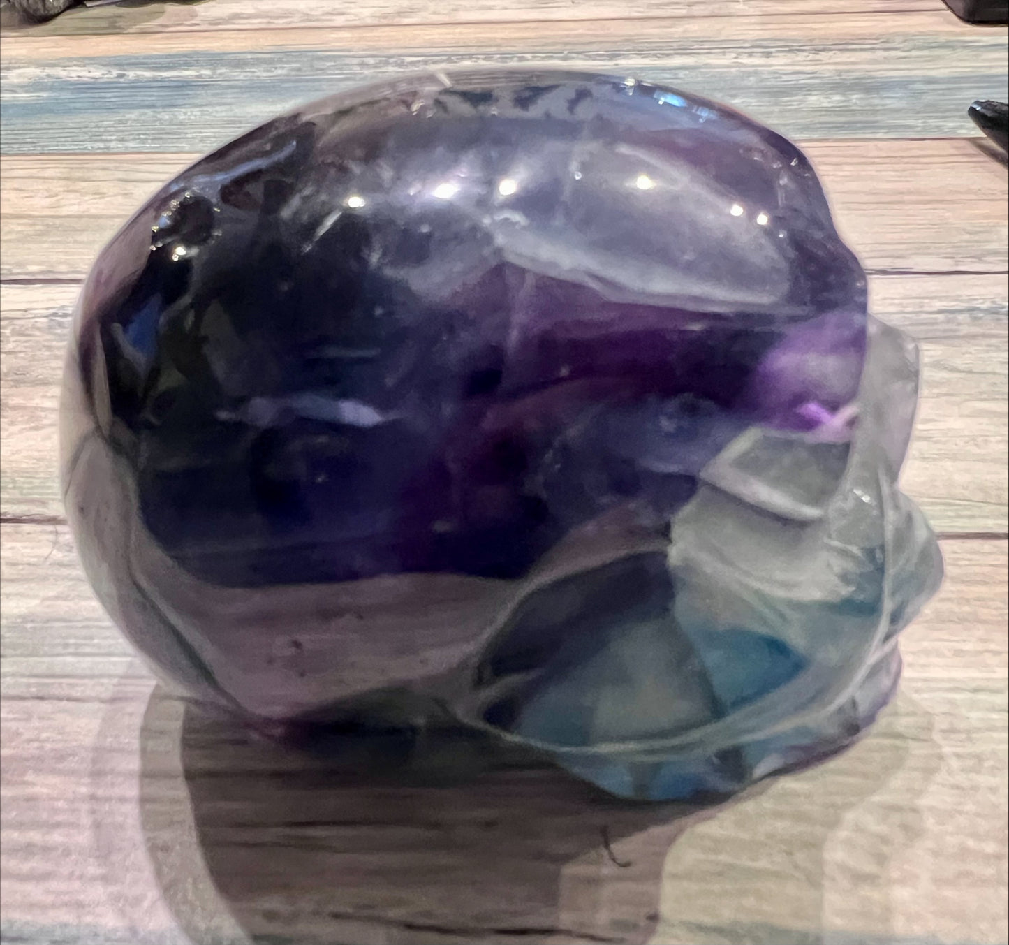 Fluorite Skull
