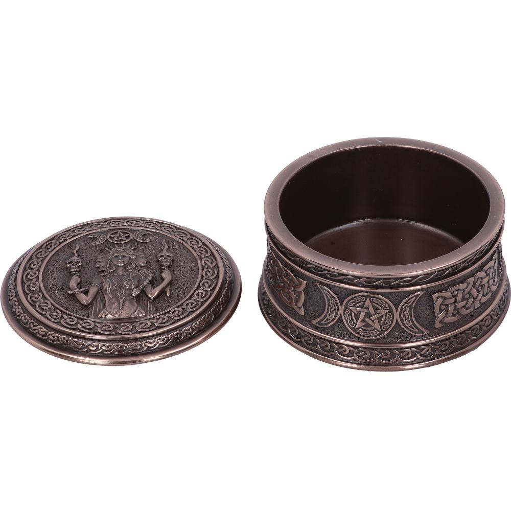 Triple Moon Goddess Box 9.5cm