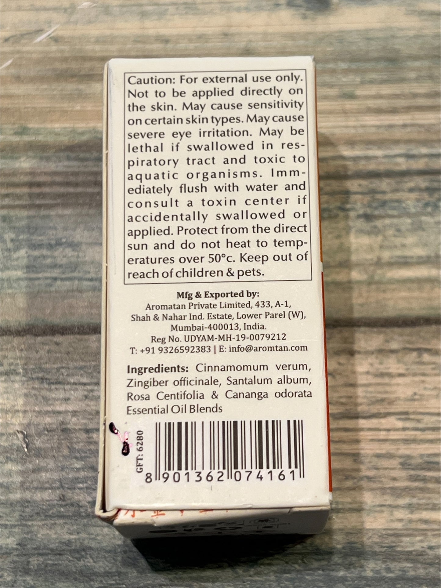 Wood Feng Shui Essential Oil