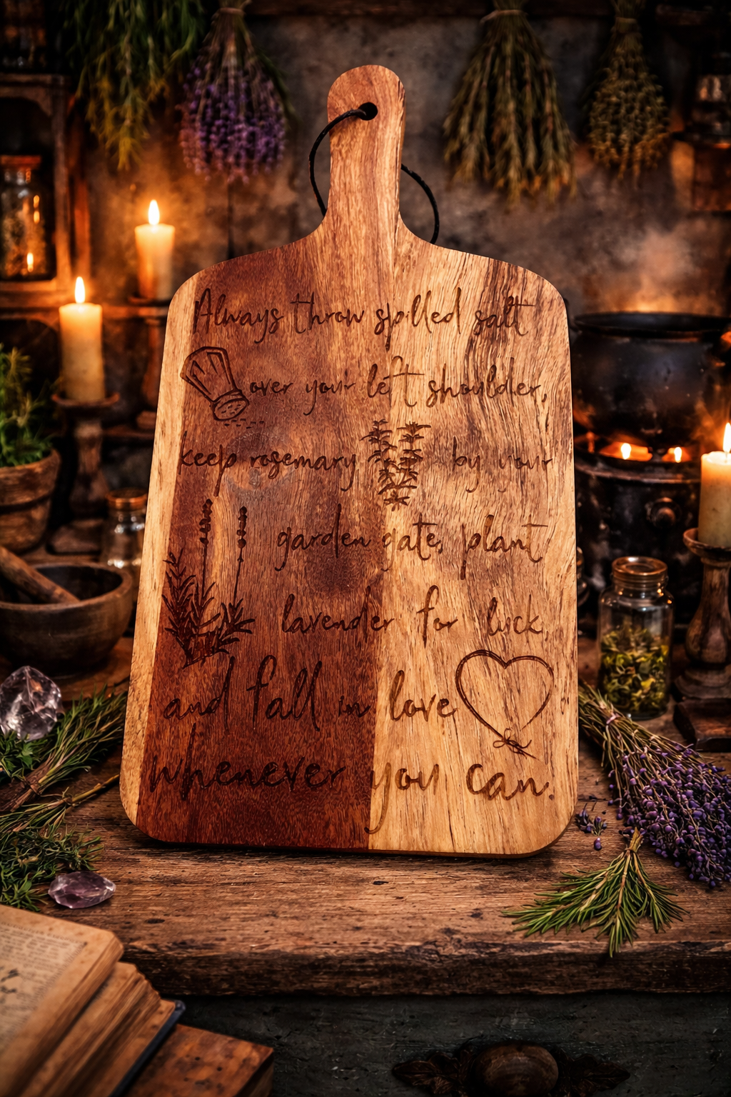Practical Magic Chopping Board
