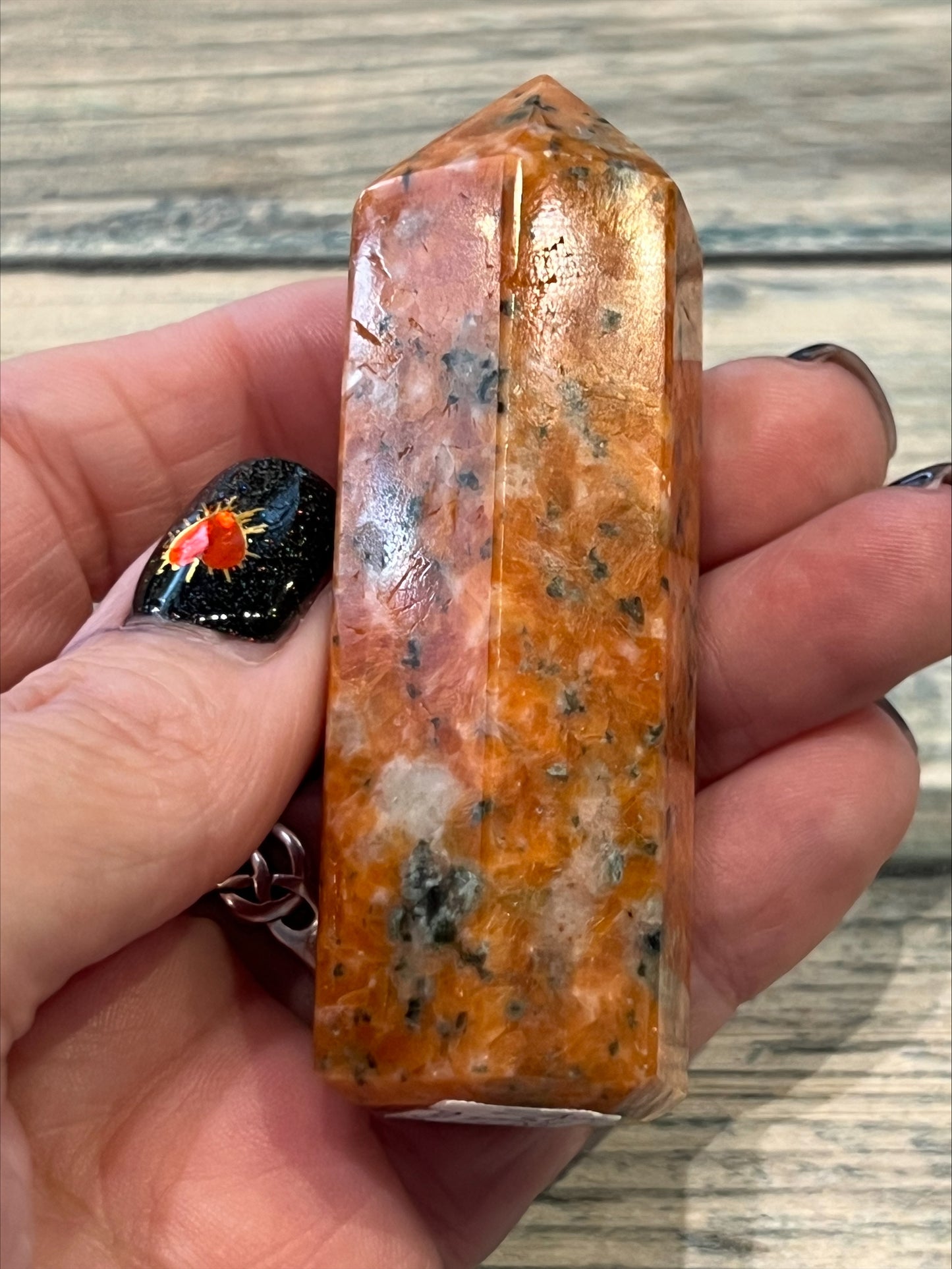 Tower - Orchid Calcite