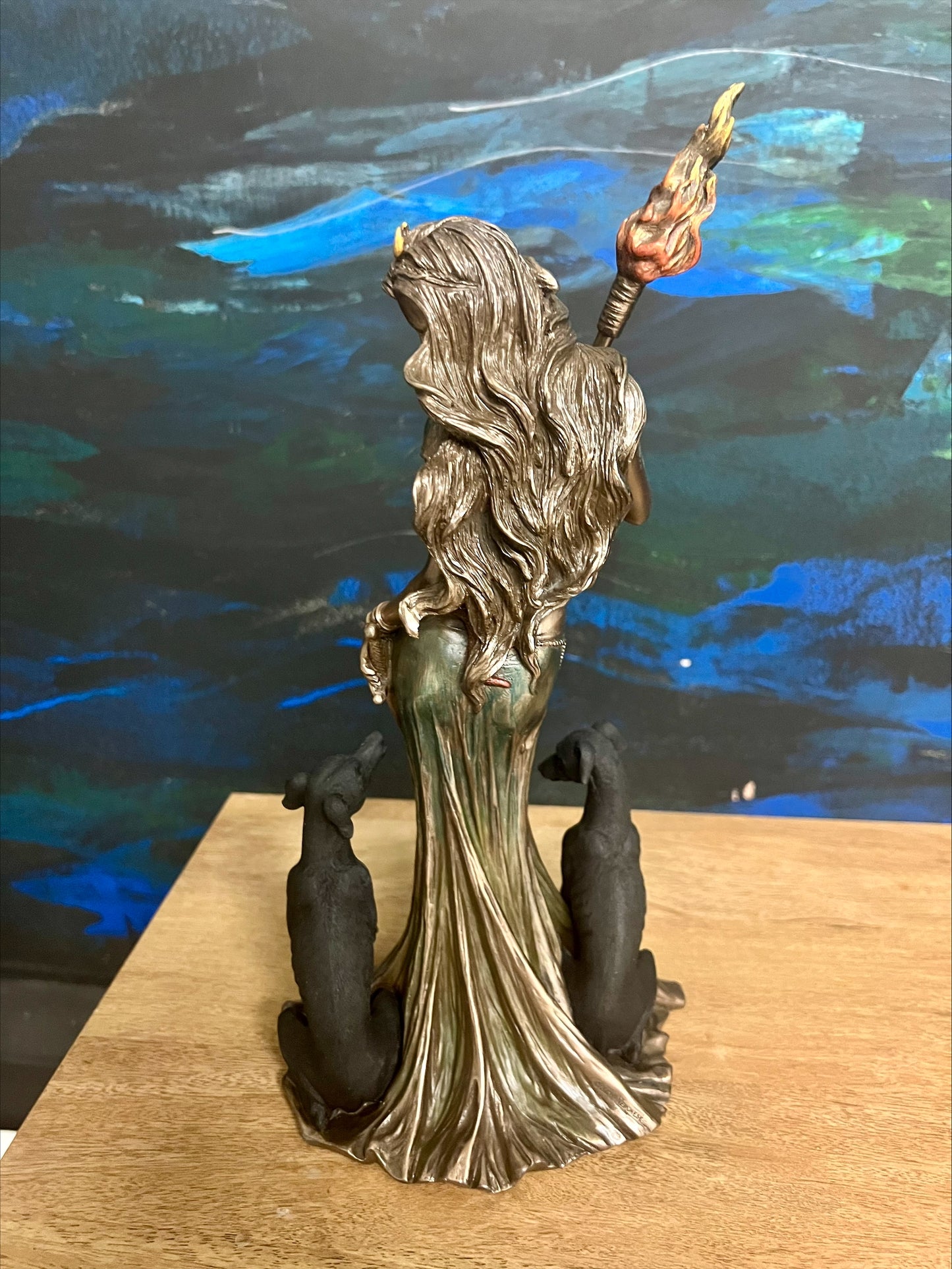 Hecate Moon Goddess statue 34cm