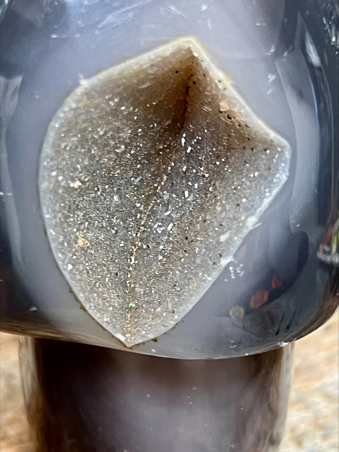 Mushroom - Druzy Agate