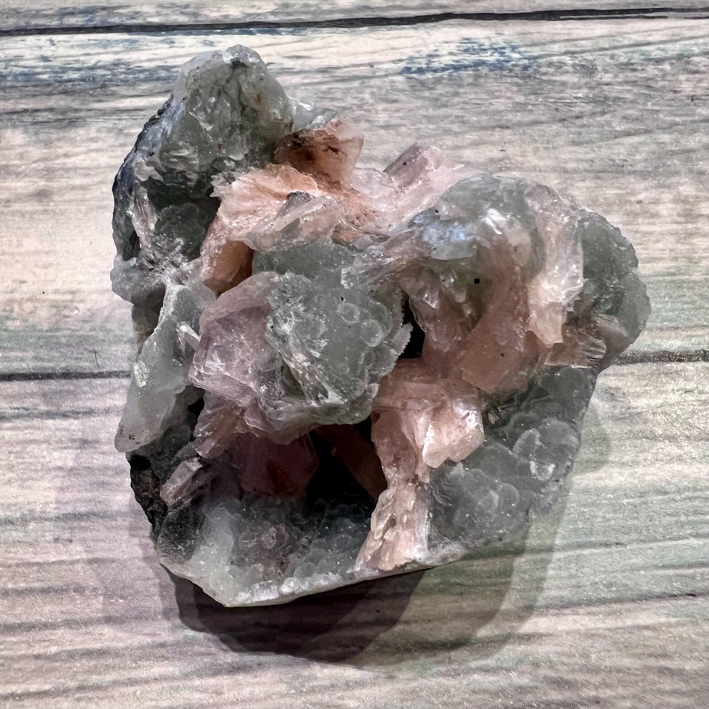 Herderite/Stilbite Specimen
