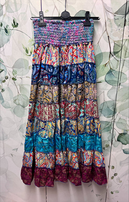 Tiered Long Skirt