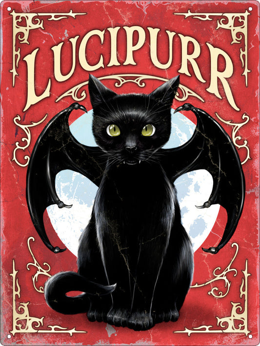 Tin Sign - Lucipurr