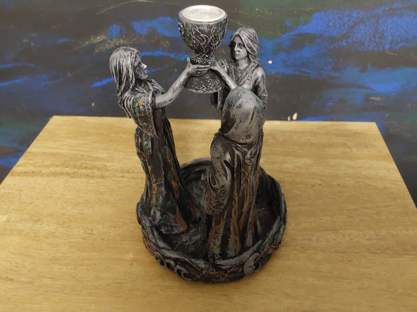 Maid, Mother and Crone Backflow Burner