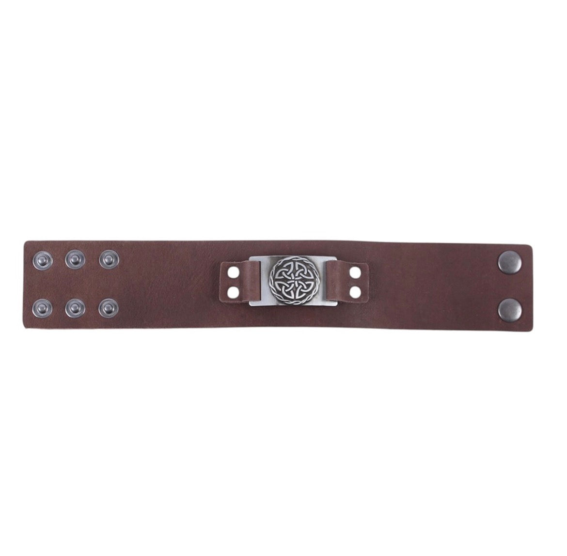 Viking Style Leather Cuff