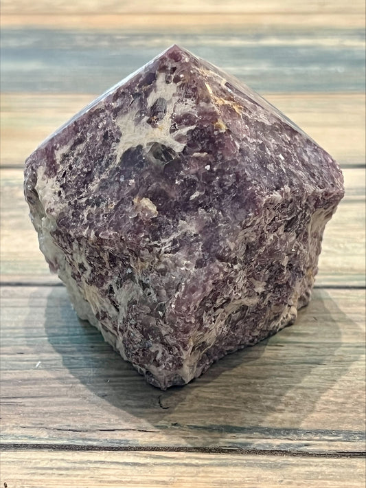 Lepidolite Cut Base