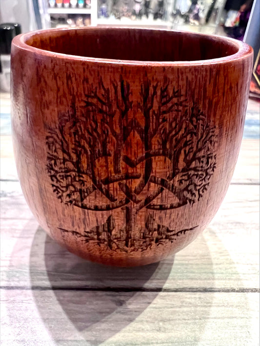 Tree and Triquetra Cup