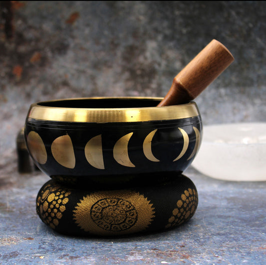 Large Moon Phase Singing Bowl - 14cm
