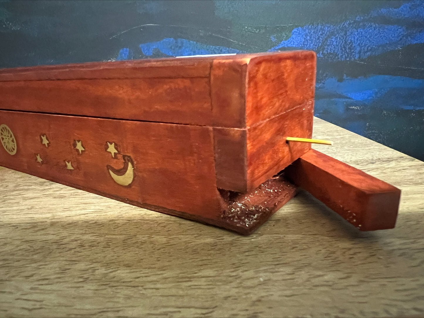 Mango Wood Ashcatcher Incense Box