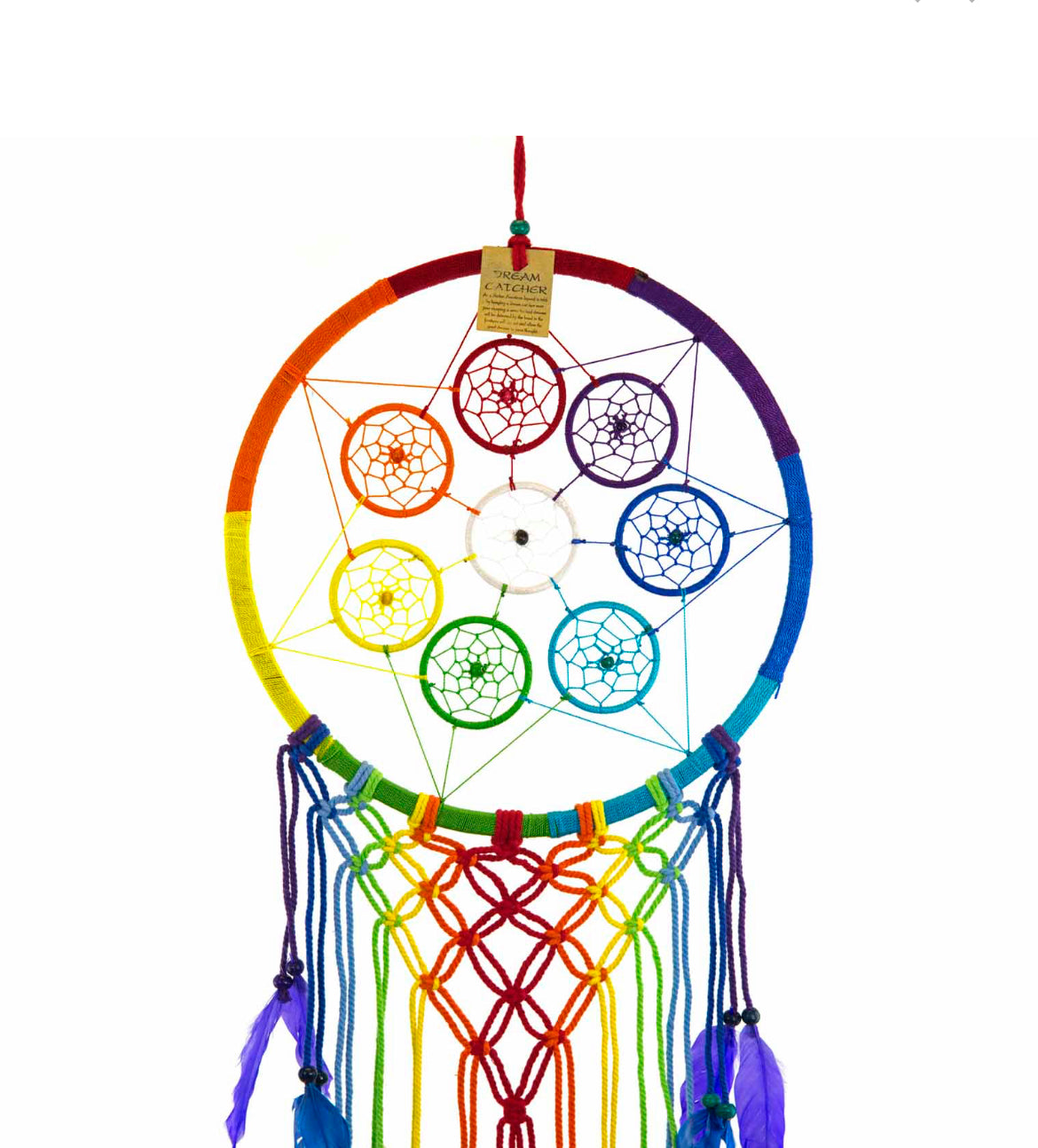Chakra Dreamcatcher with Crochet