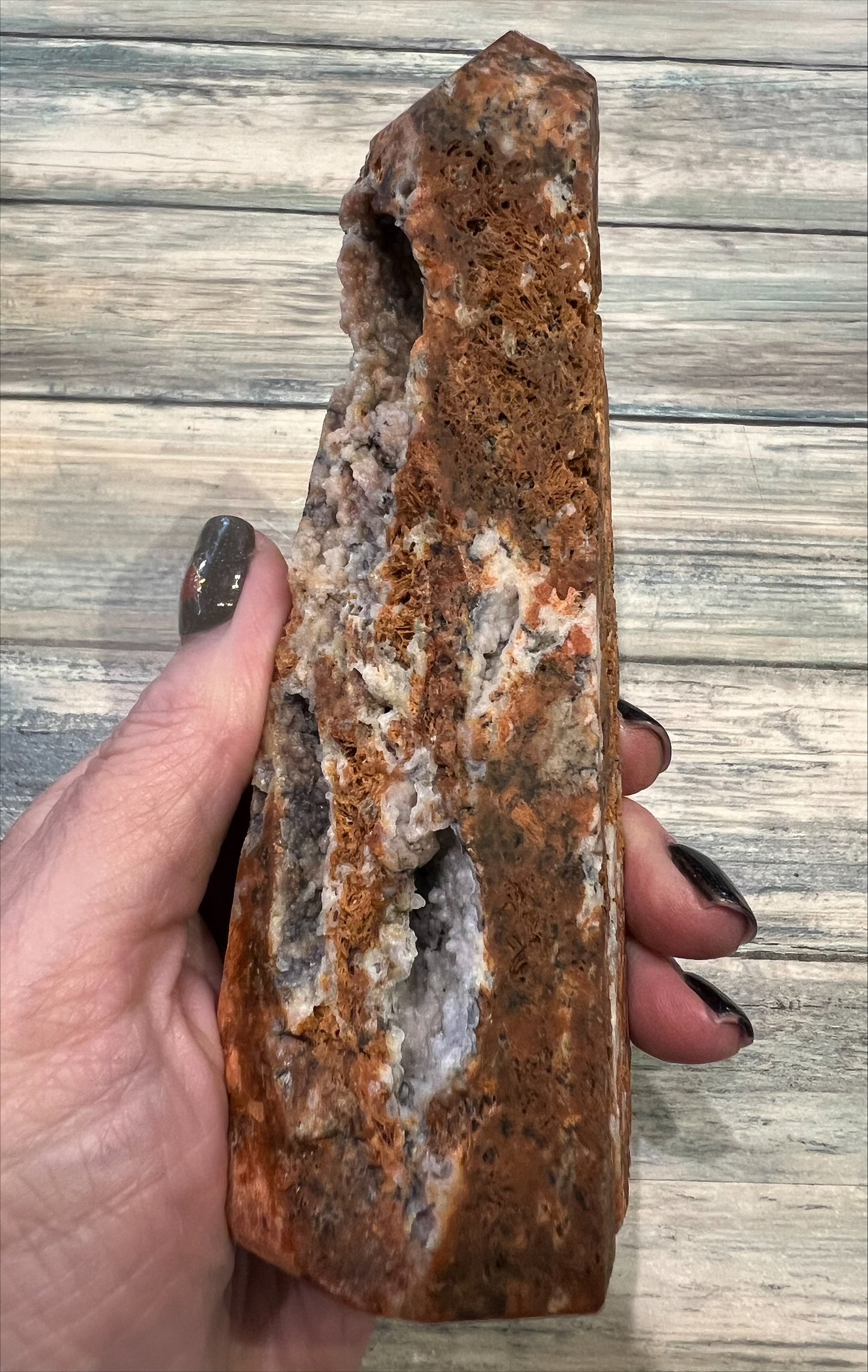 Tower - Apatite and Chalcedony