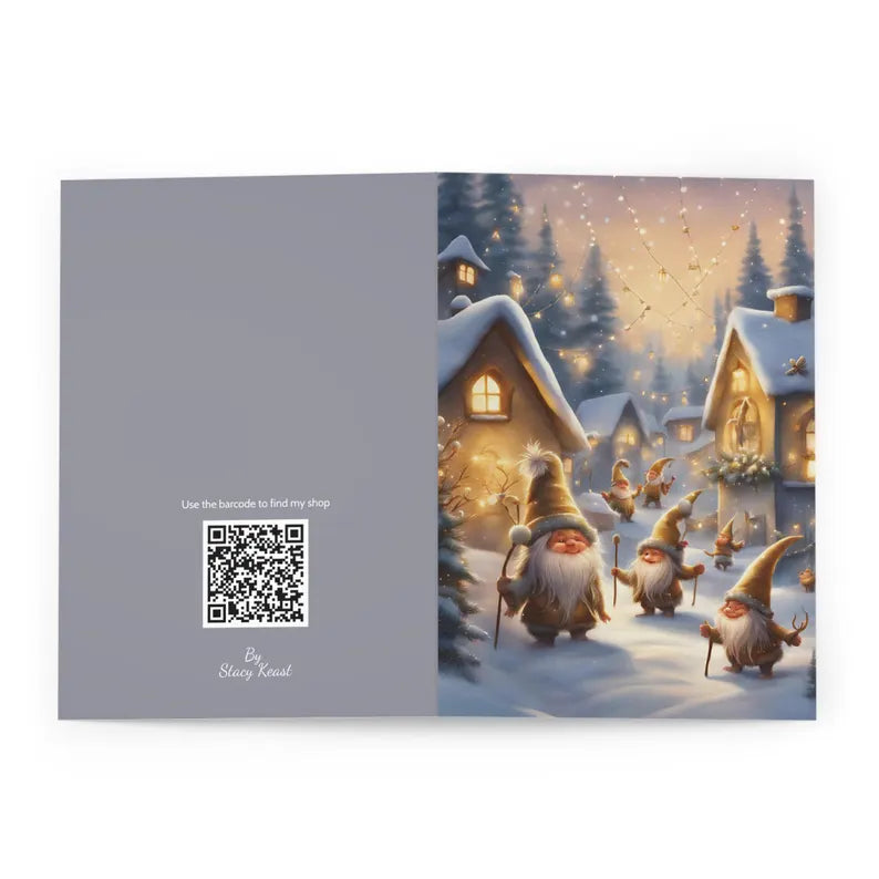 Christmas Greeting Card - Gnome Holiday