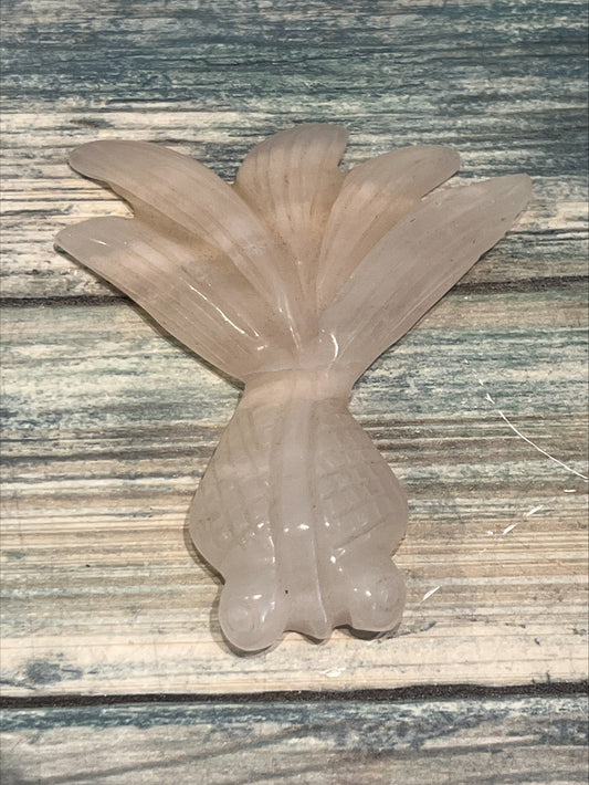 Pink And Grey Banded Agate Koi Carp
