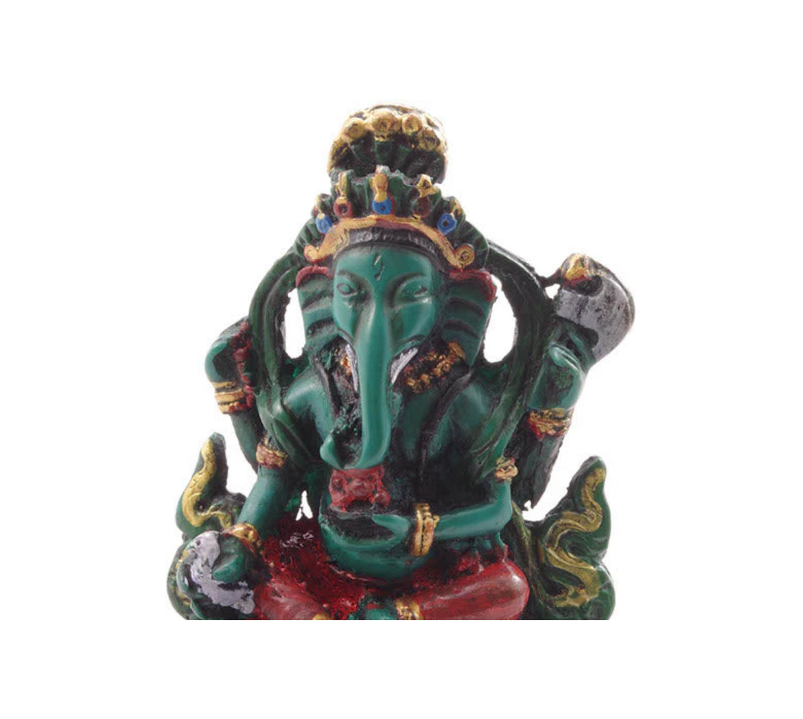 Painted Resin Ganesh