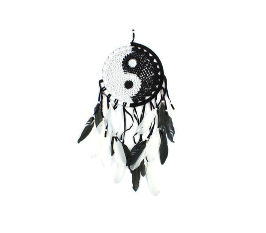 Yin Yang Crotchet Dreamcatcher