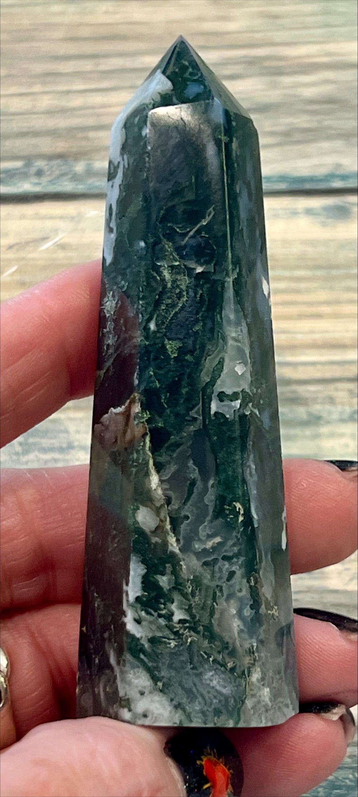 Tower - Moss Agate