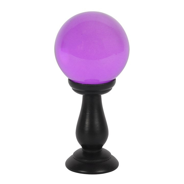 Small Purple Glass Crystal Ball
