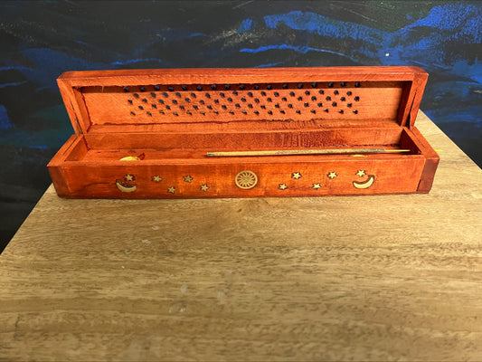 Mango Wood Ashcatcher Incense Box